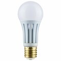 Satco 10/22/34 Watt PS25 LED Three-Way Lamp - E39d Mogul Base - 5000K - White Finish - 120 Volt S11493